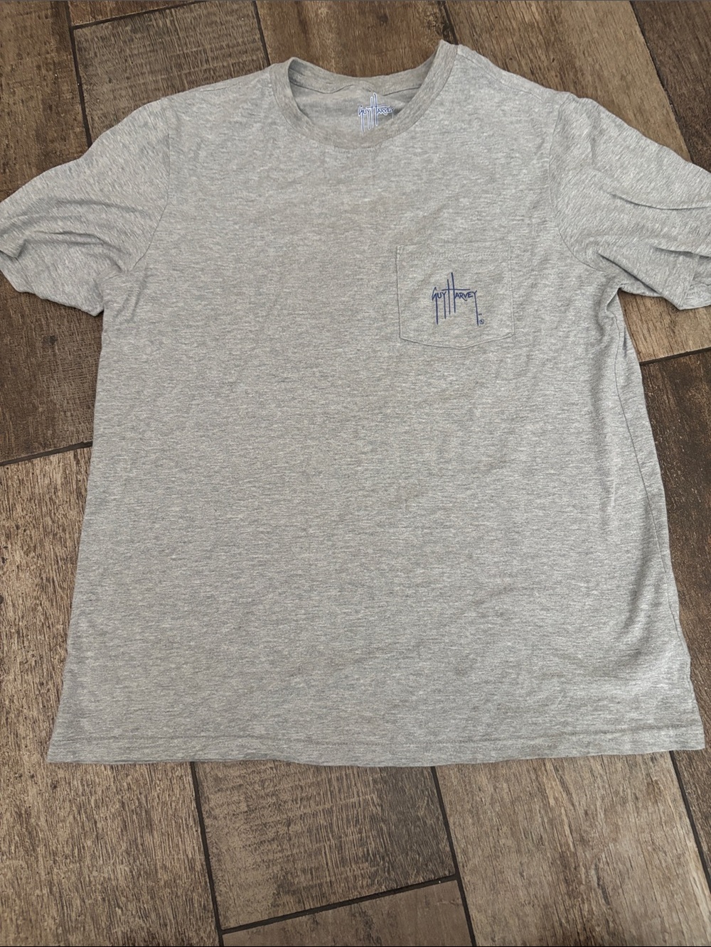 Gray Short-Sleeve Pocket T-Shirt
